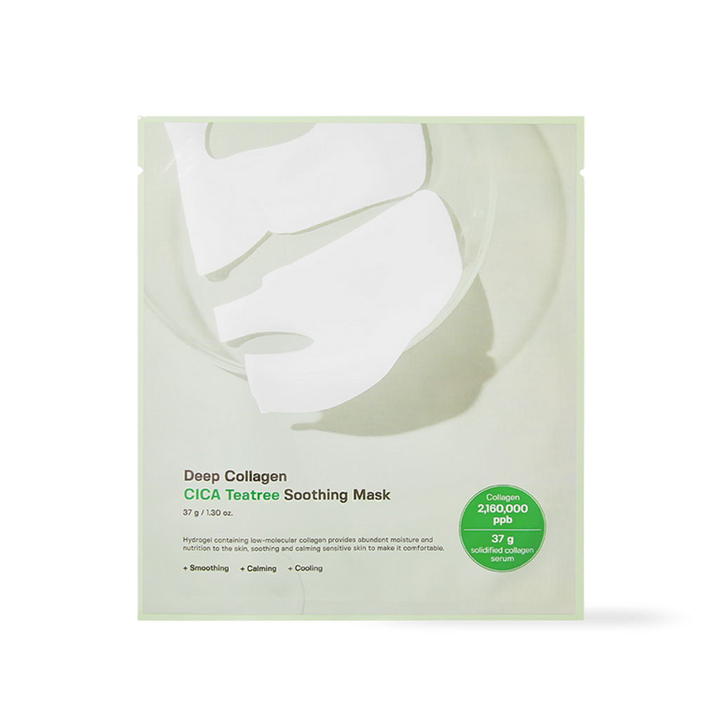 Sungboon Editor Deep Collagen Cica Tea Tree Soothing Mask 37g x 4 Sheets