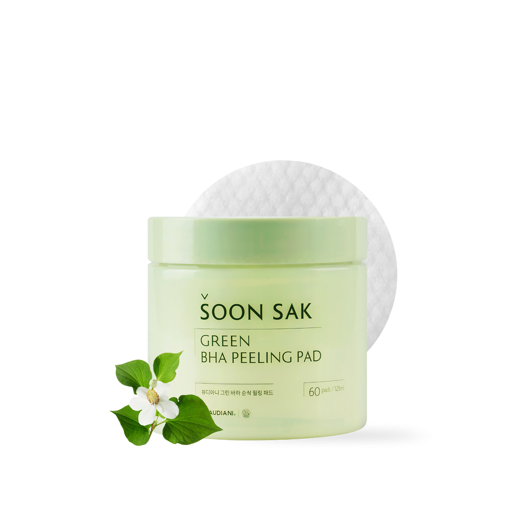 Beaudiani Green BHA Soon Sak Peeling Pads 60 Count