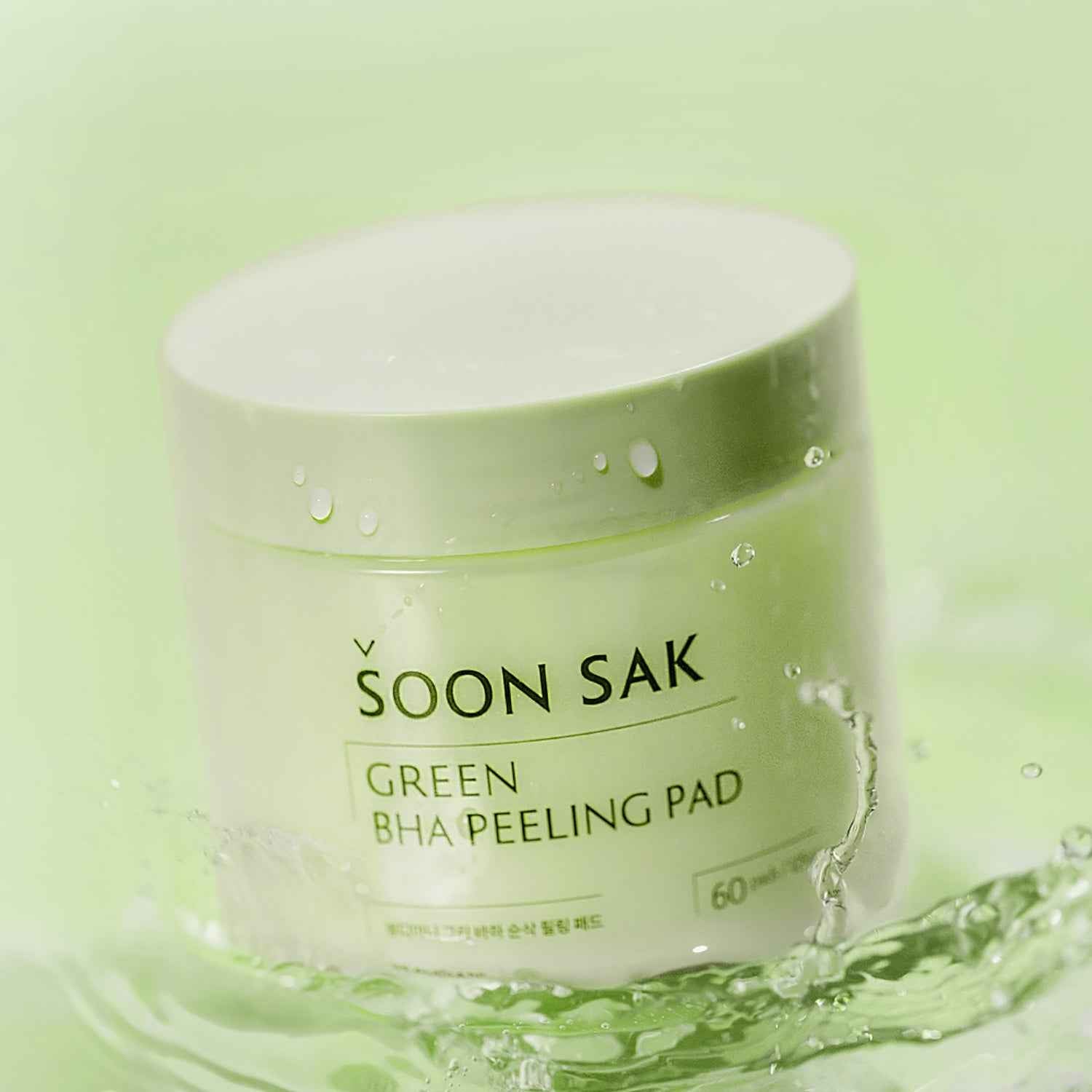 Beaudiani Green BHA Soon Sak Peeling Pads 60 Count