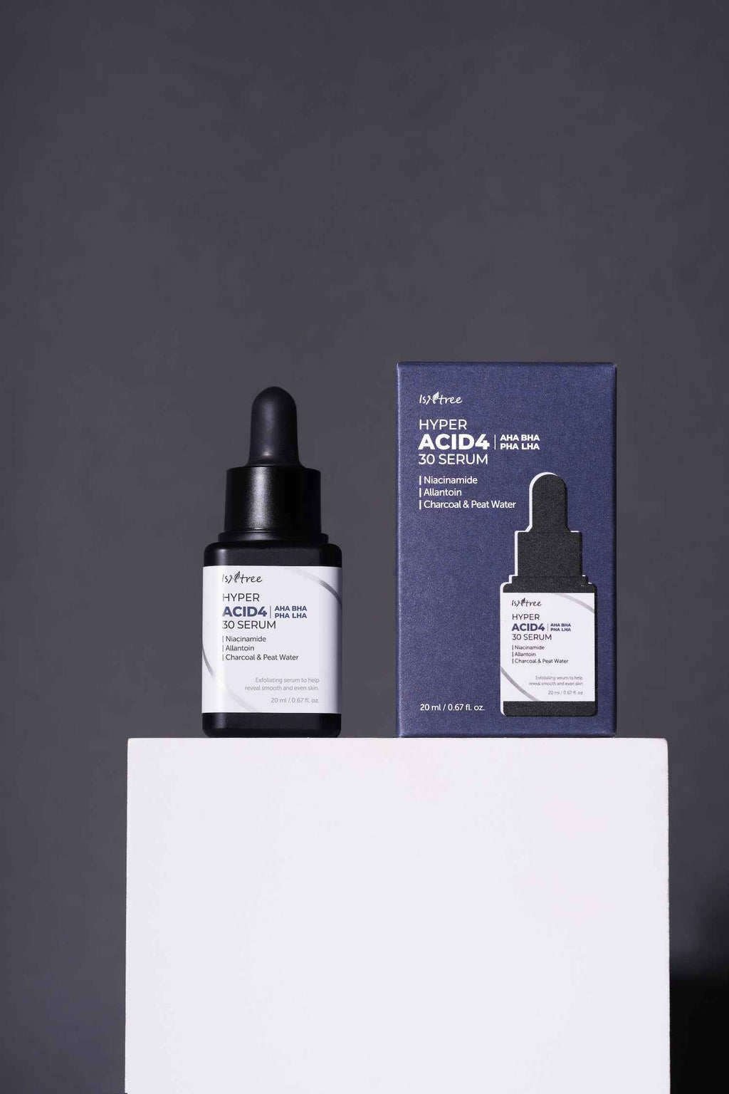 Isntree Hyper Acid4 AHA BHA PHA LHA 30% Exfoliating Serum 20ml