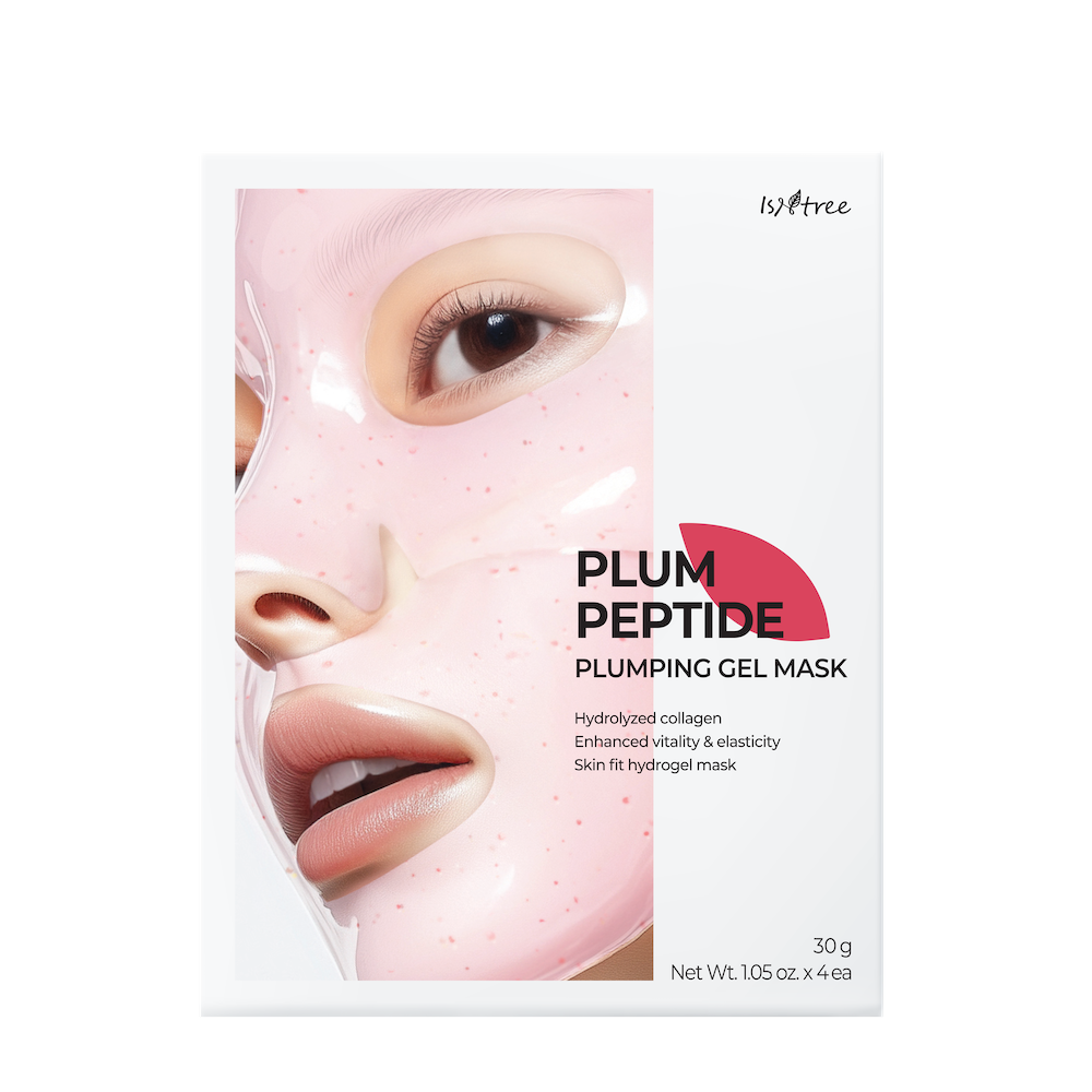 Isntree Plum Peptide Plumping Gel Mask 30g Pack of 4