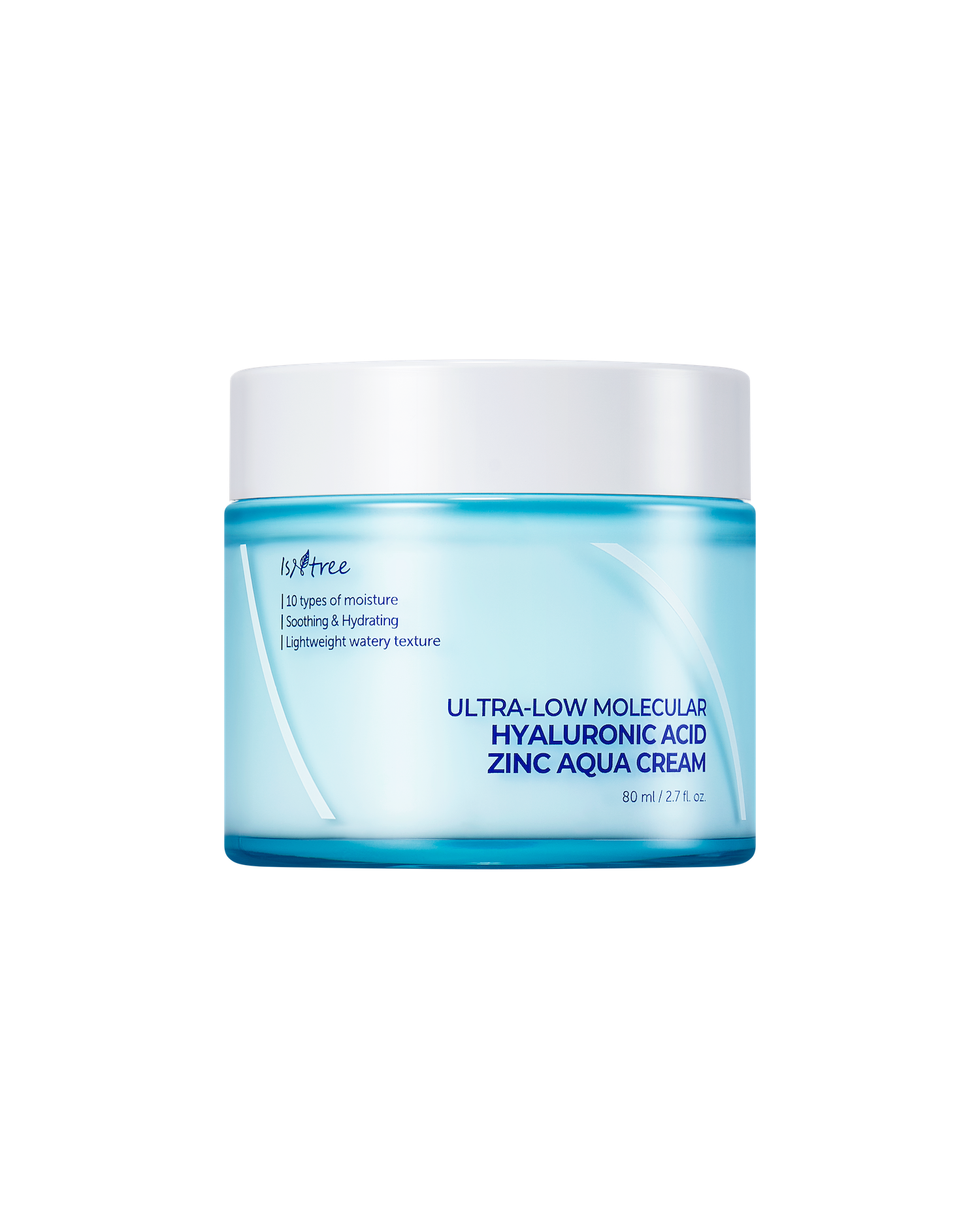 Isntree Ultra-Low Molecular Weight Hyaluronic Acid Zinc Aqua Cream 80ml