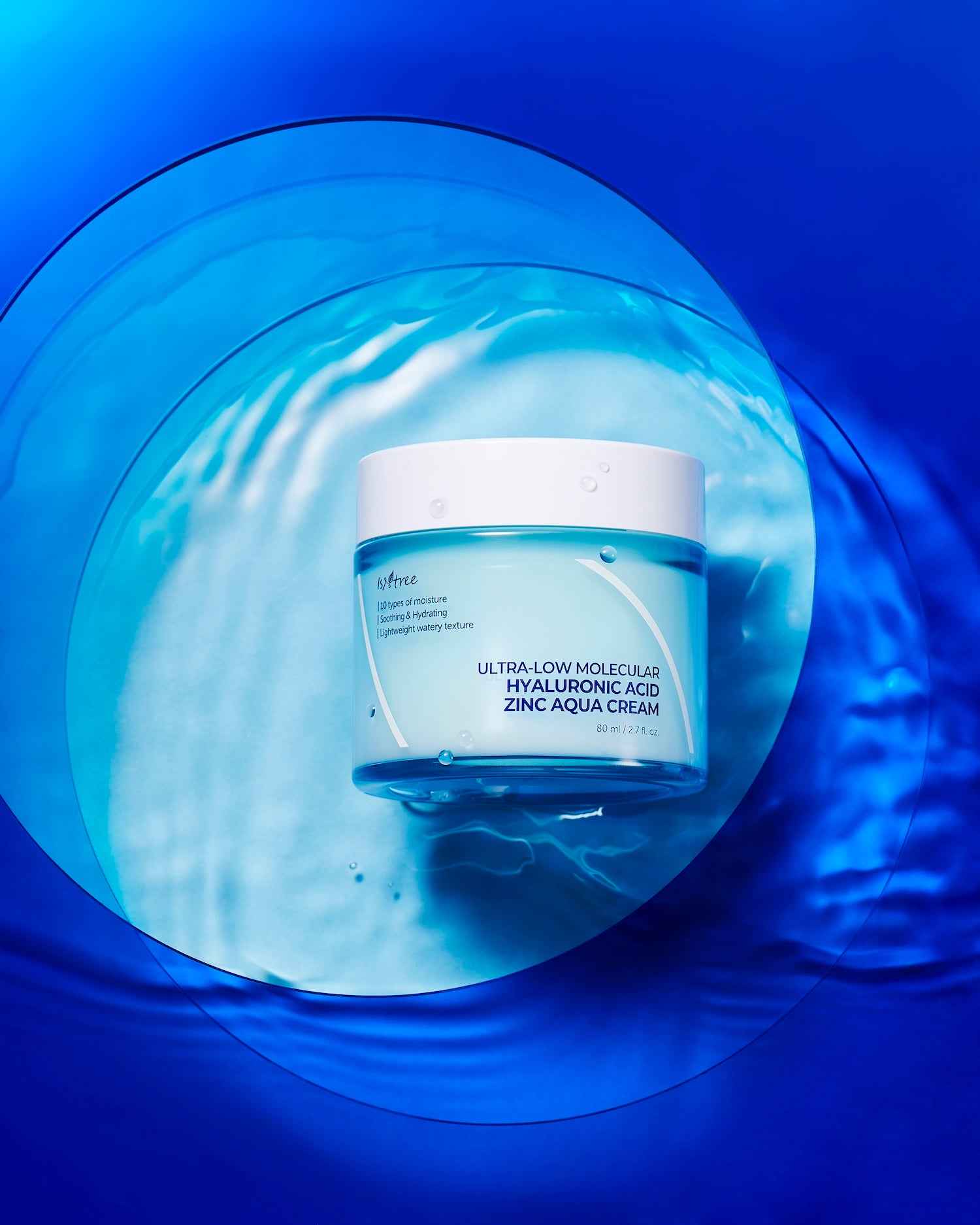 Isntree Ultra-Low Molecular Weight Hyaluronic Acid Zinc Aqua Cream 80ml