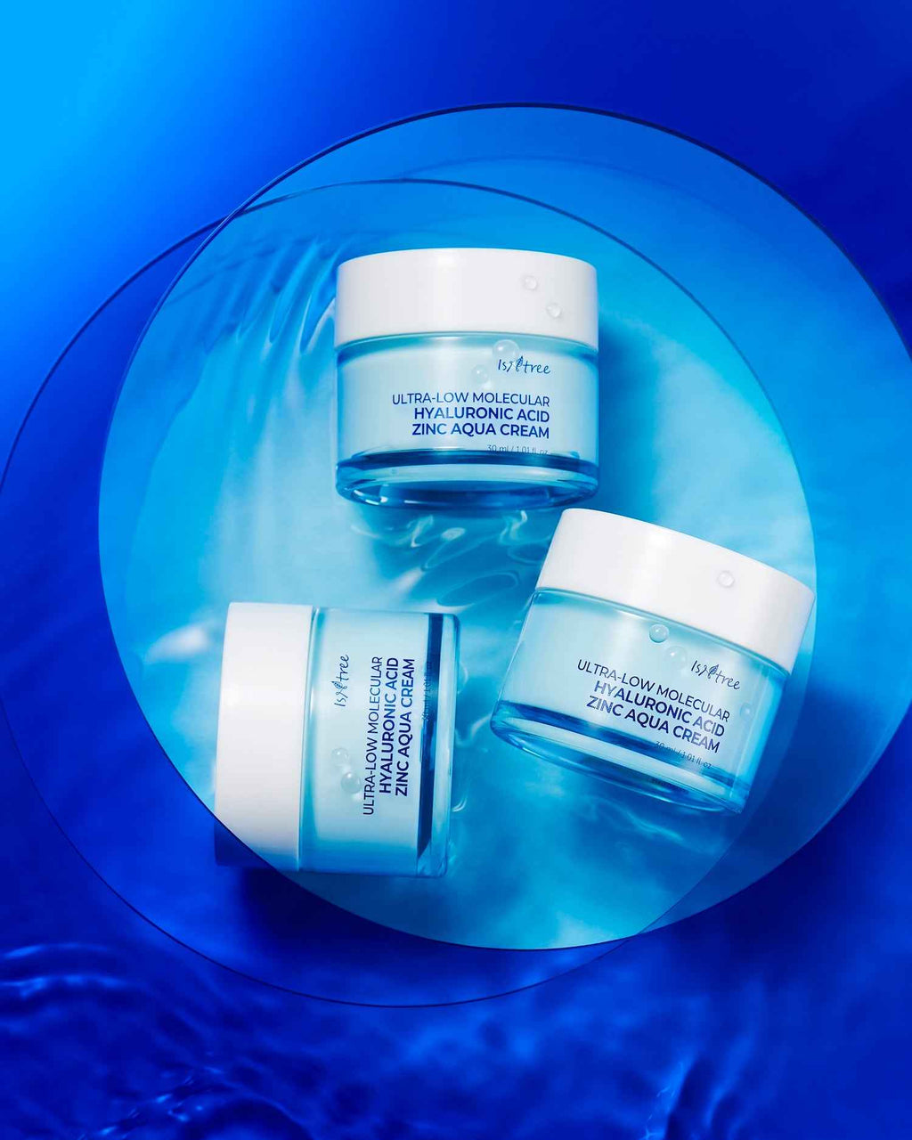 Isntree Ultra-Low Molecular Weight Hyaluronic Acid Zinc Aqua Cream 80ml