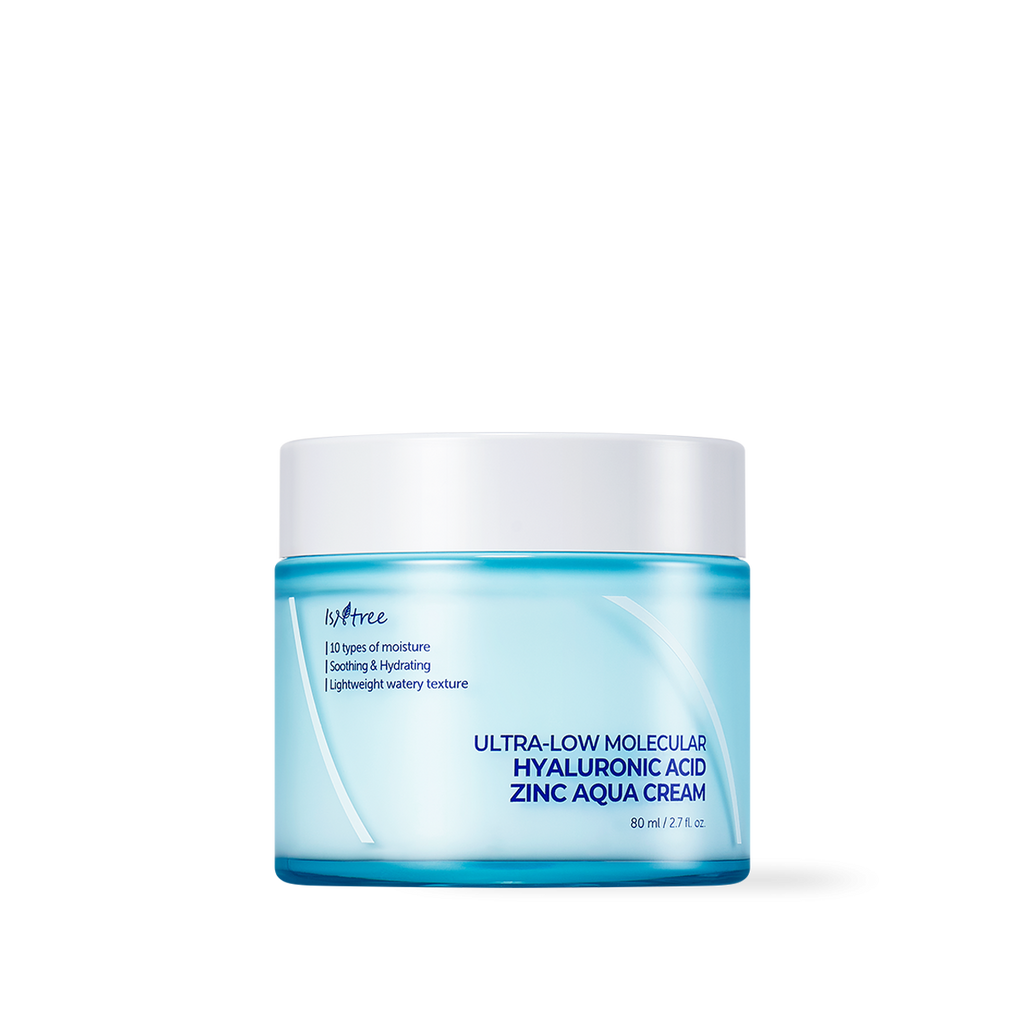 Isntree Ultra-Low Molecular Weight Hyaluronic Acid Zinc Aqua Cream 80ml