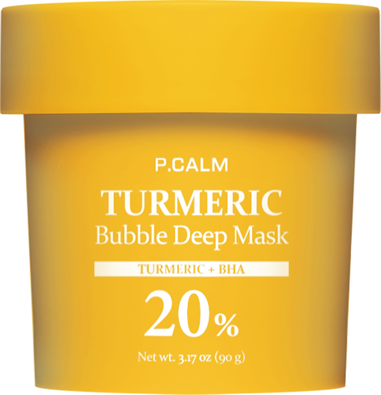 P.CALM Turmeric Bubble Deep Cleansing Mask 90g