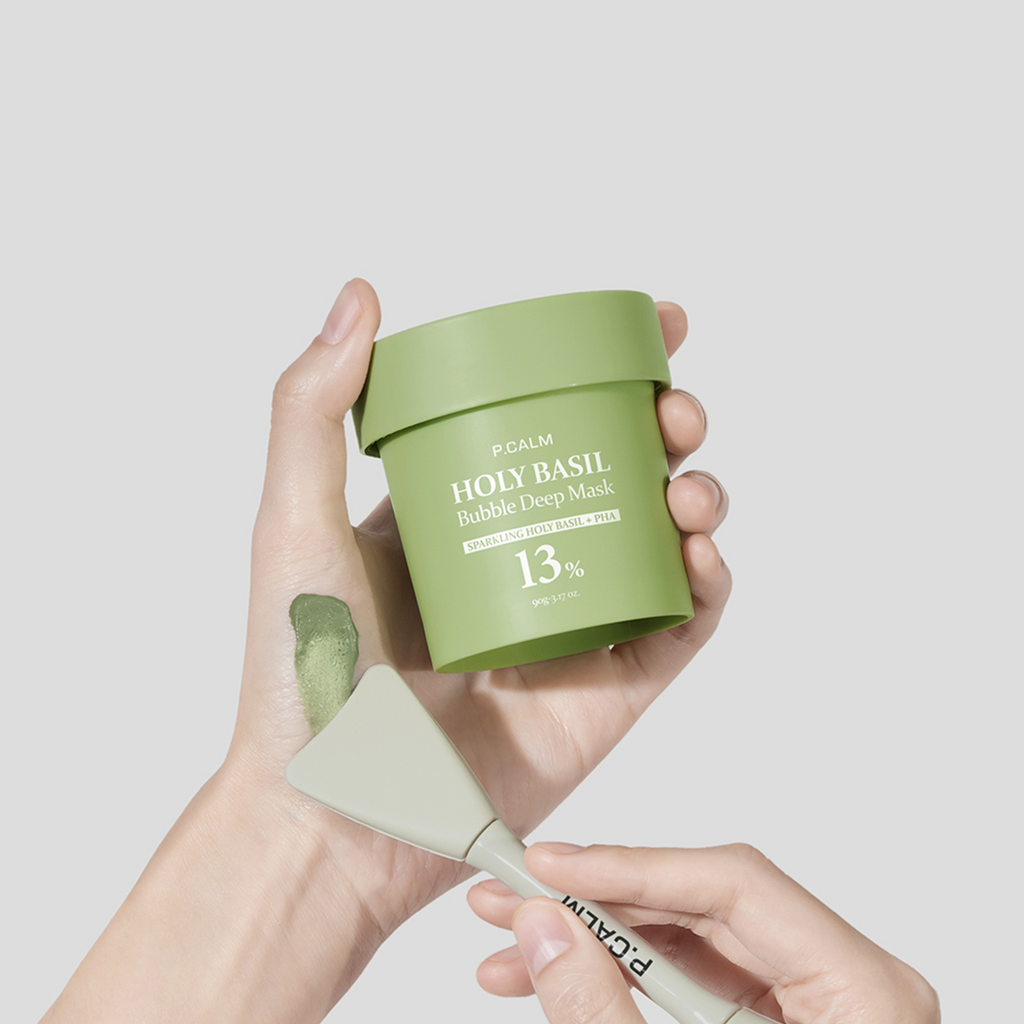 P.CALM Holy Basil Bubble Deep Cleansing Mask 90g