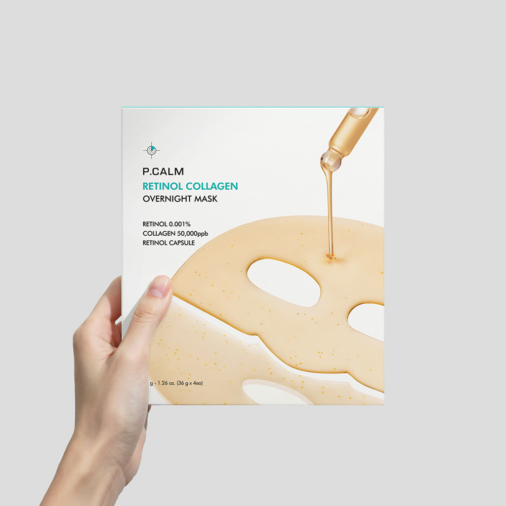 P.CALM Retinol Collagen Overnight Hydrogel Mask 36g x 4 Sheets