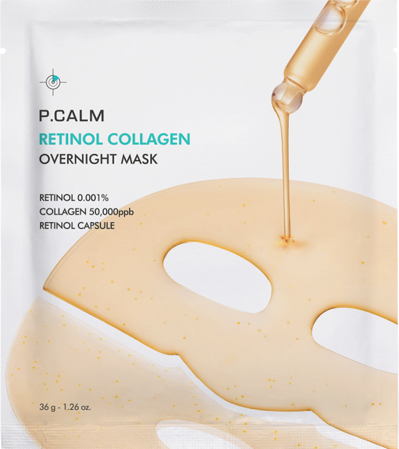 P.CALM Retinol Collagen Overnight Hydrogel Mask 36g x 4 Sheets