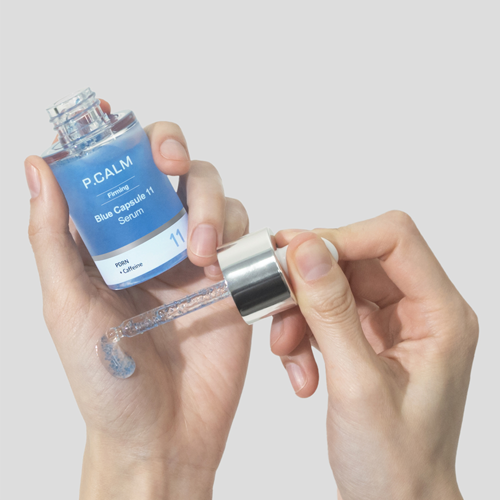 P.CALM PDRN and Caffeine Blue Capsule 11 Serum, 30ml
