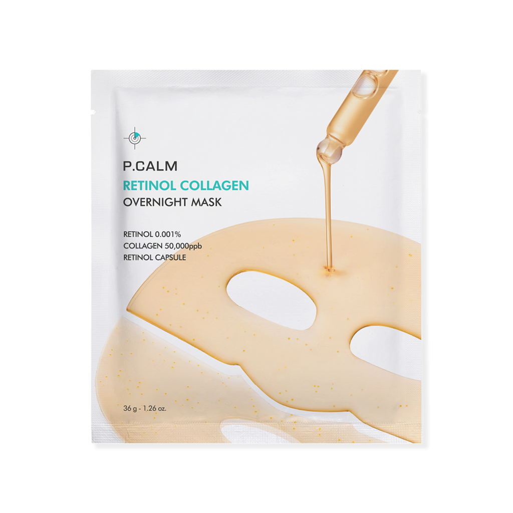 P.CALM Retinol Collagen Overnight Hydrogel Mask 36g x 4 Sheets