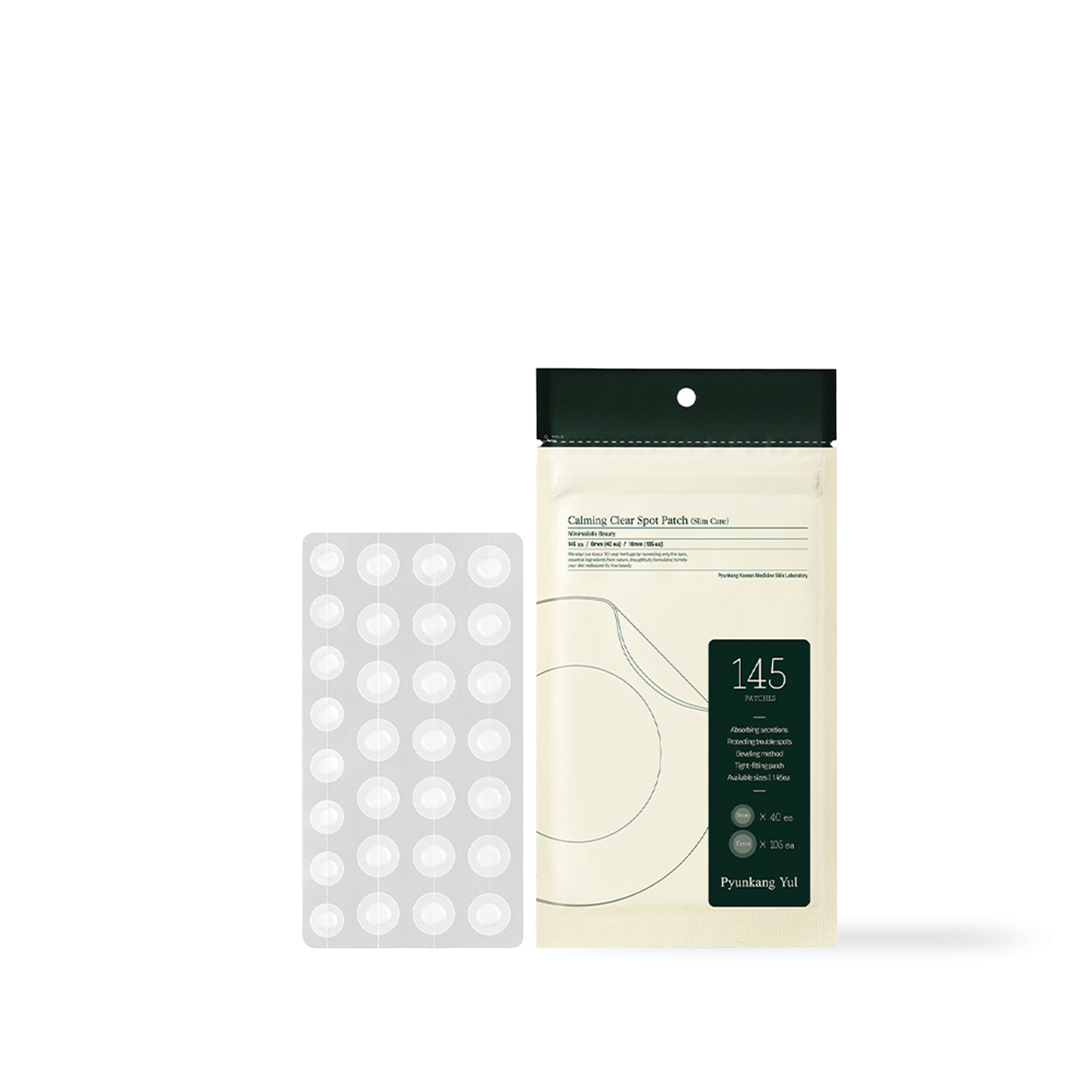 Pyunkang Yul Calming Clear Spot Patch Slim Care, 145 Pieces