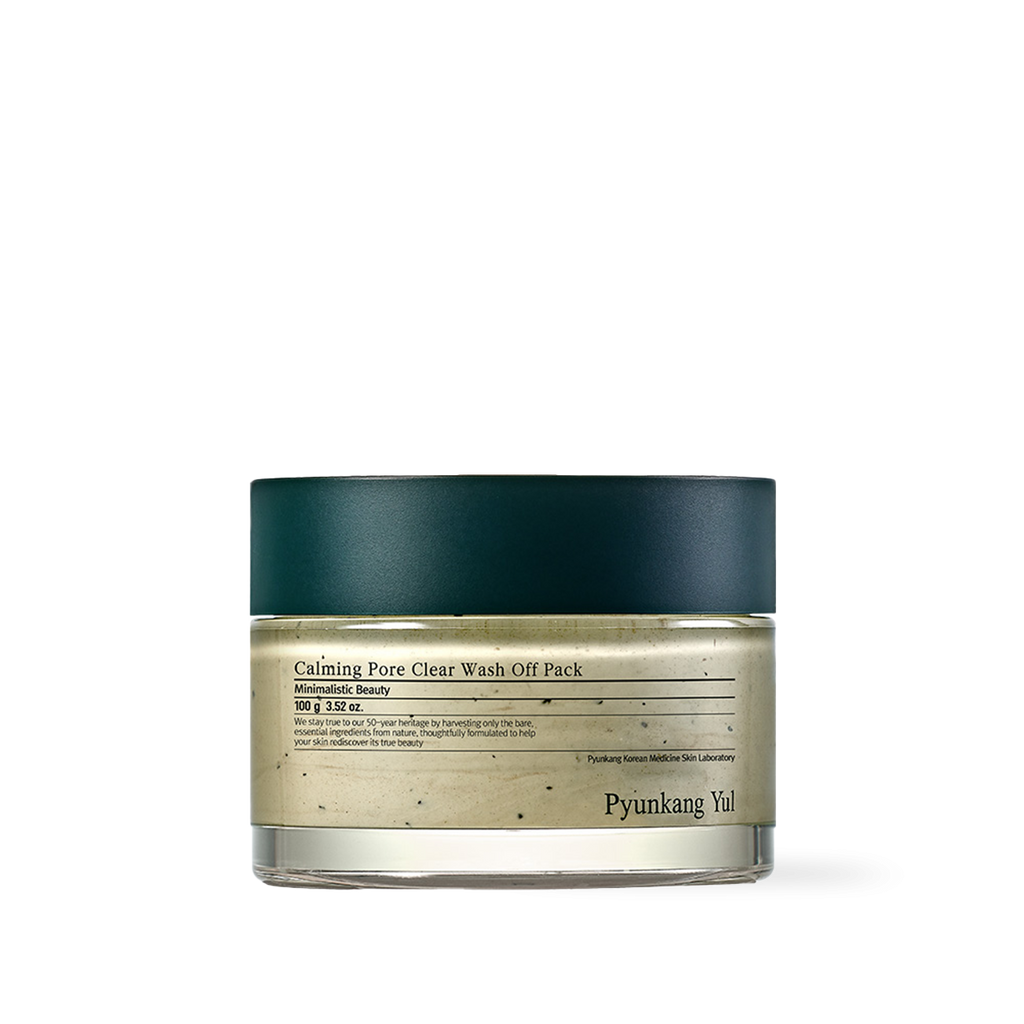 Pyunkang Yul Calming Pore Clear Wash-Off Pack 100g – Soothing Clay Mask for Deep Pore Purification and Hydrating Skin Balance