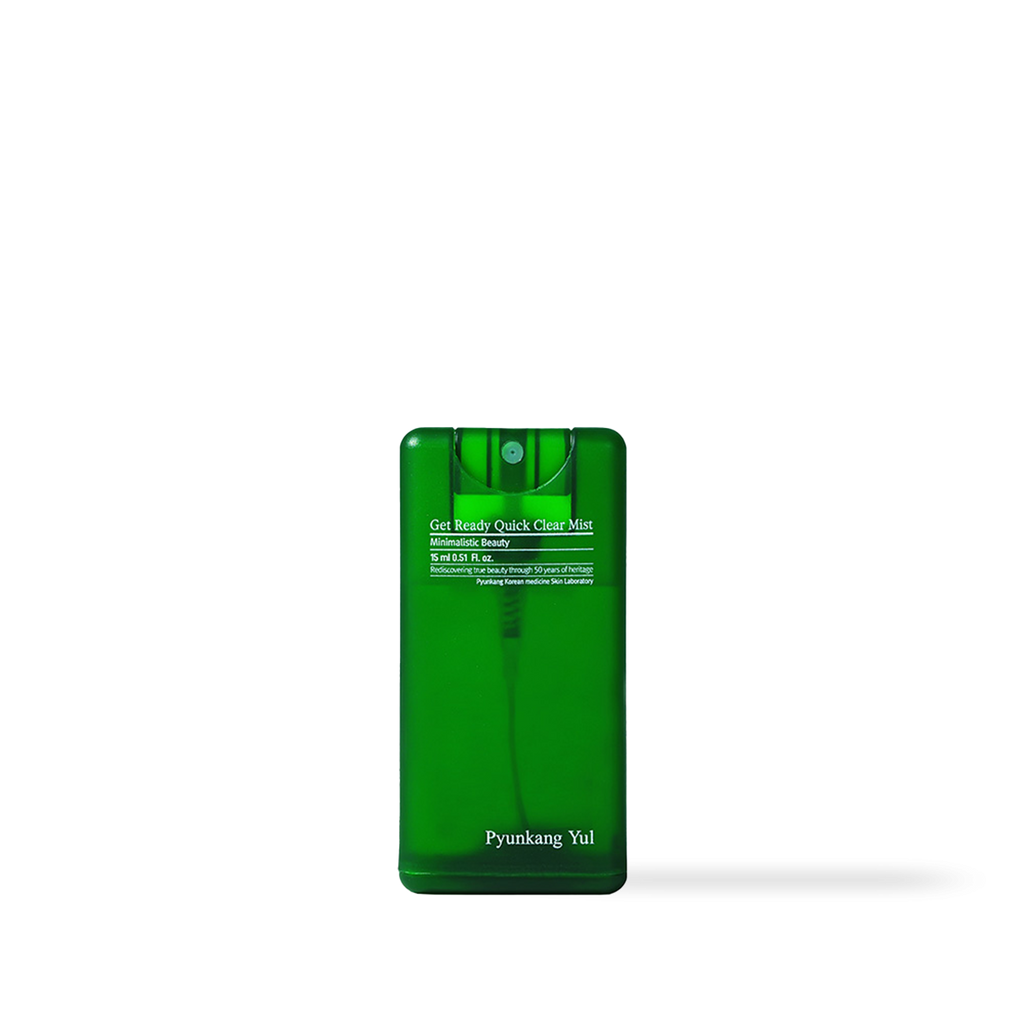 Pyunkang Yul Get Ready Quick Clear Mist 15ml – Intensive Soothing Spray for Reactive and Acne-Prone Skin with Patented ACC™ Herbal Complex