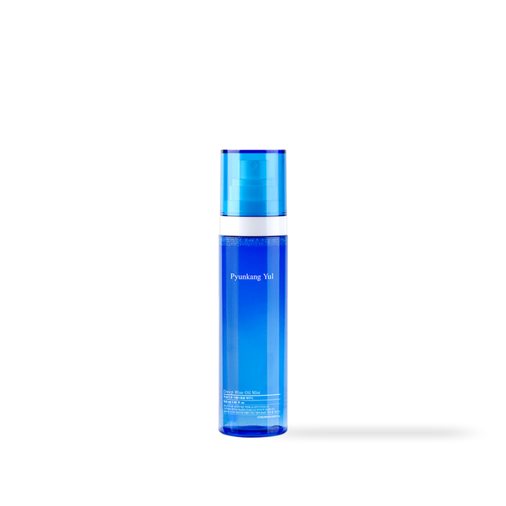 Pyunkang Yul Deep Blue Oil Mist 100ml – Hydrating Dual-Layer Facial Mist with Deep Ocean Water and Marine Algae Extracts