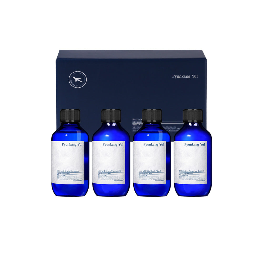 Pyunkang Yul Hair and Body Travel Kit - Four 100ml Bottles