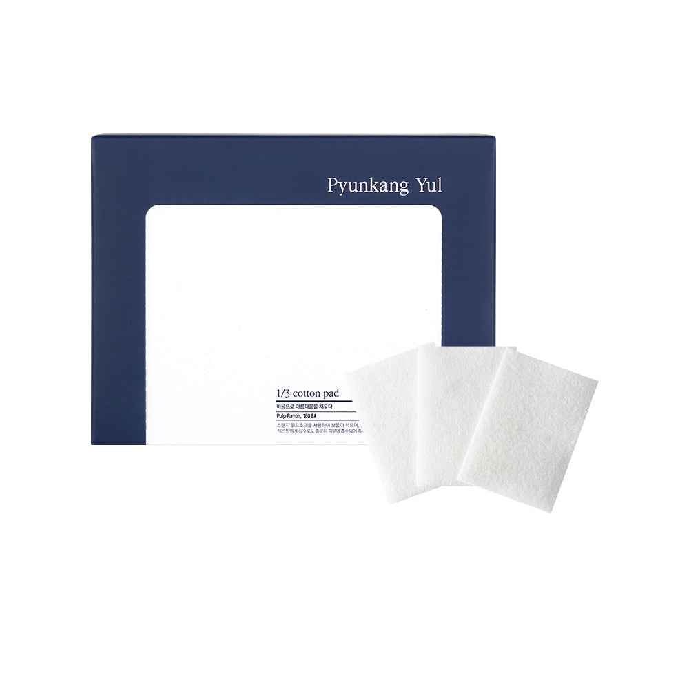 Pyunkang Yul 1/3 Cotton Pads, 160 Pieces