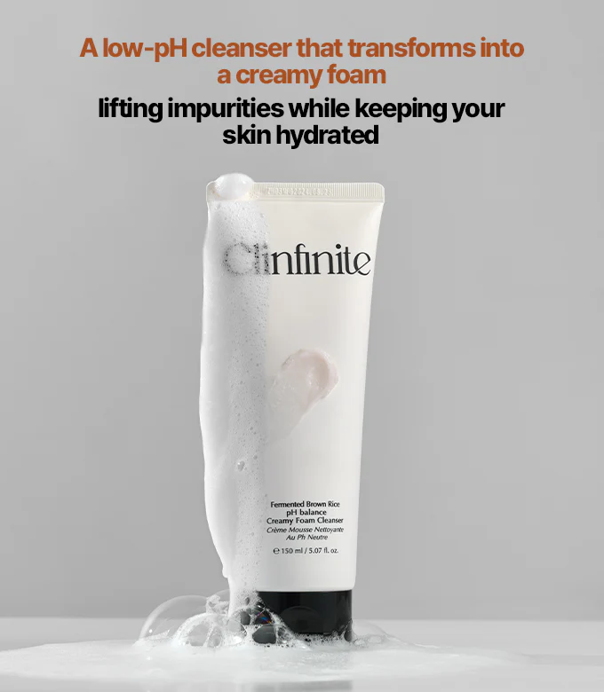 [Clinfinite] Fermented Rice Mild Acidic Creamy Foam Cleanser 150ml