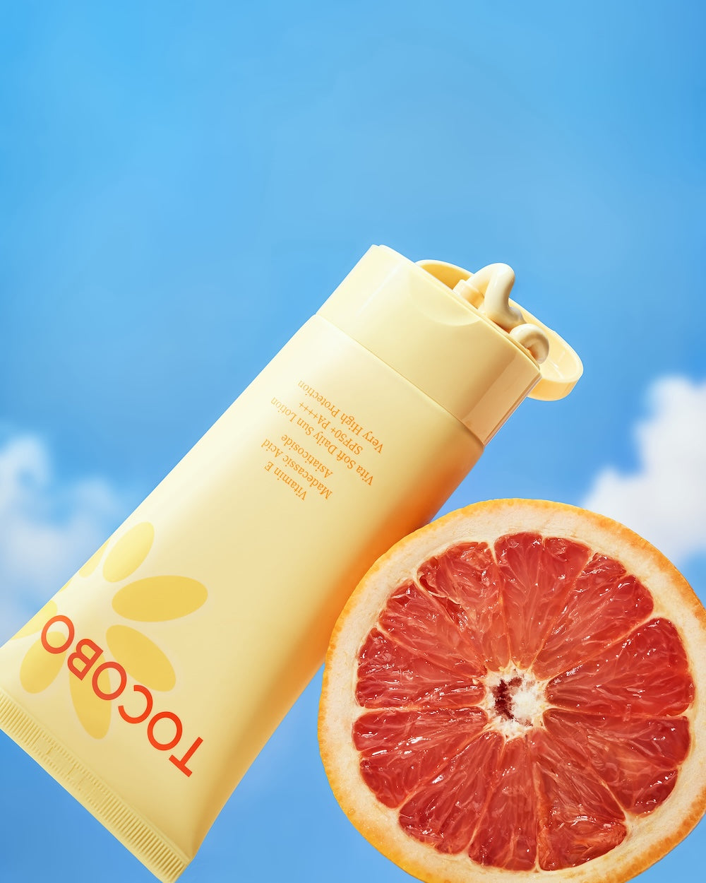 Tocobo Vita Soft Daily Sun Lotion 150ml - High Protection SPF 50+ PA+++ with Vitamin E and Malic Acid