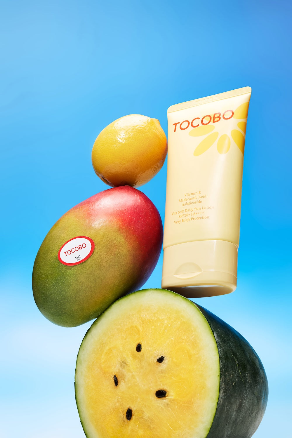 Tocobo Vita Soft Daily Sun Lotion 150ml - High Protection SPF 50+ PA+++ with Vitamin E and Malic Acid