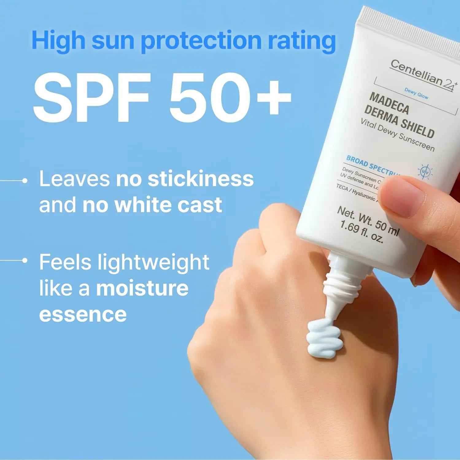 [Centellian24] Madeca Derma Shield Vital Dewy Sun Cream (OTC) 50ml