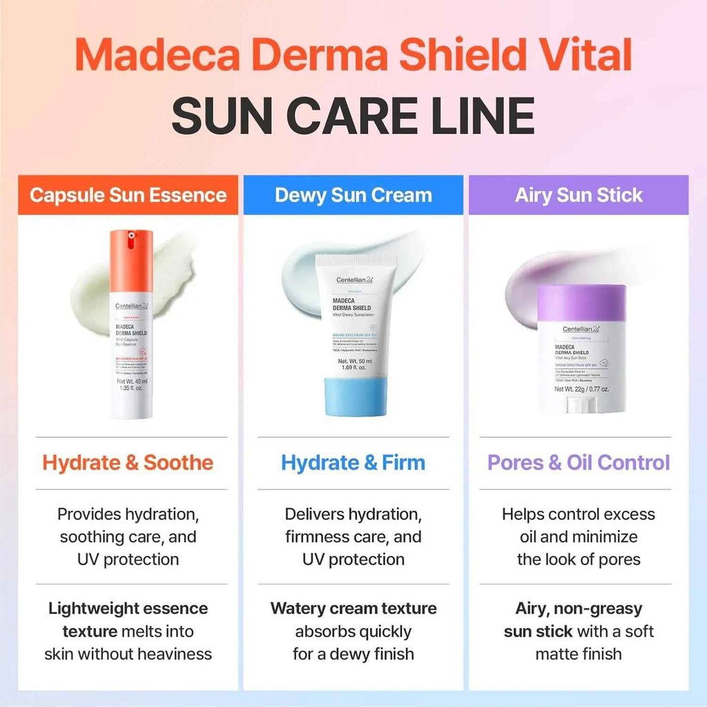 [Centellian24] Madeca Derma Shield Vital Dewy Sun Cream (OTC) 50ml