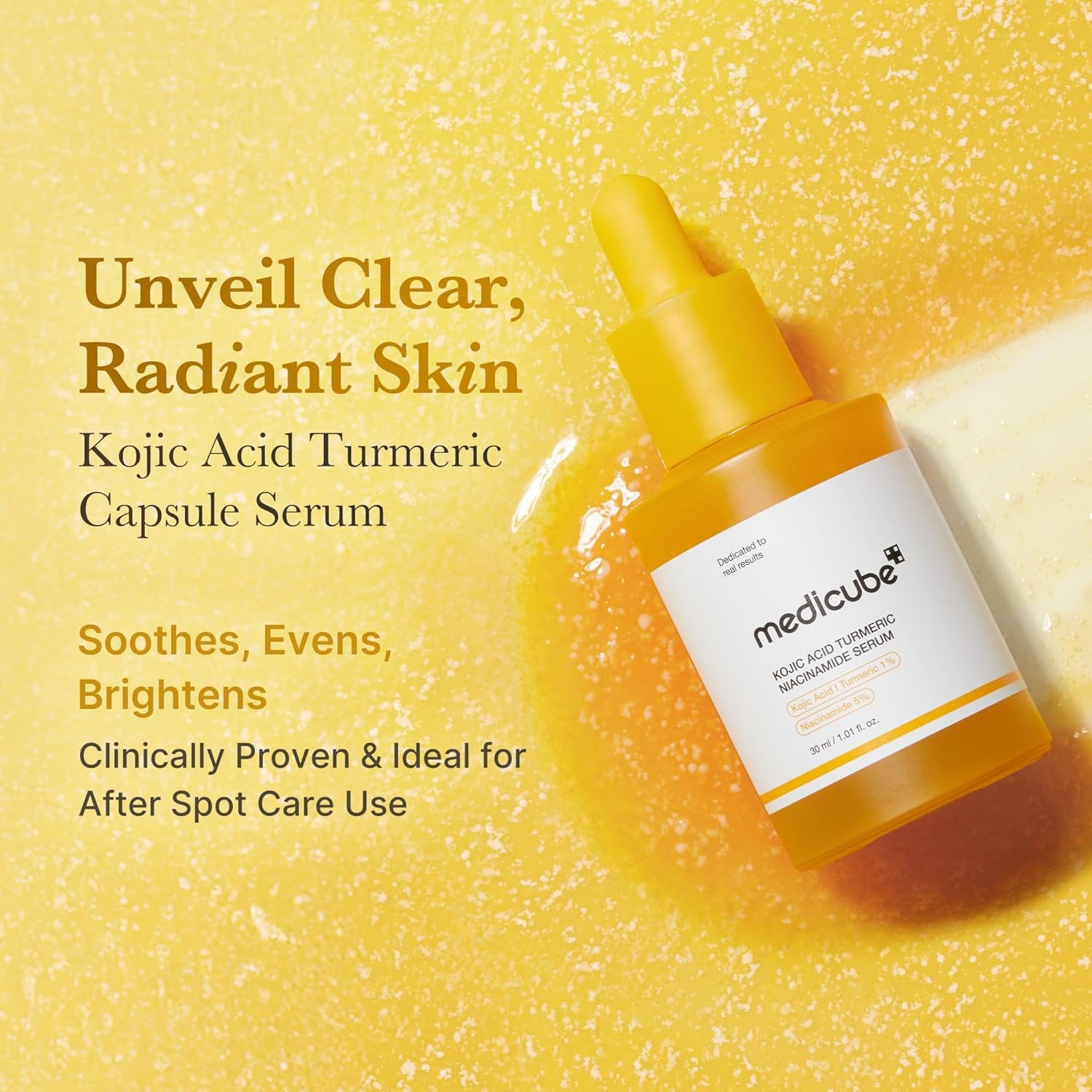 Medicube Kojic Acid Turmeric Niacinamide Brightening Serum 30ml