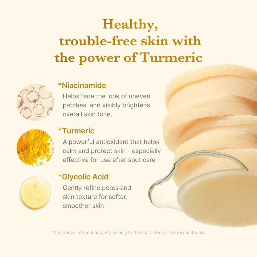 Medicube Kojic Acid Turmeric Toner Pads 70pcs
