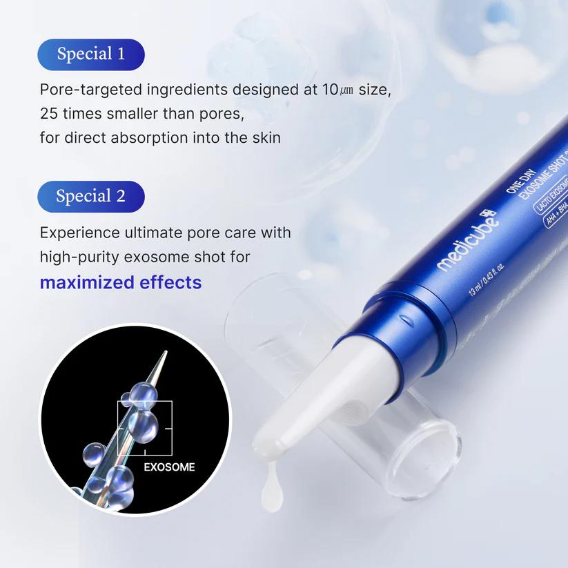 Medicube One Day Exosome Shot Pore Serum 7500 30ml