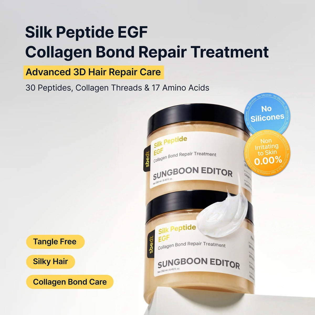 SUNGBOON EDITOR Silk Peptide EGF Collagen Bond Repair Treatment 250ml