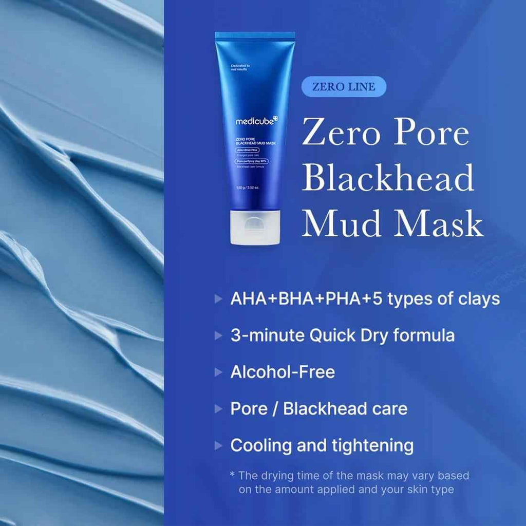 Medicube Zero Pore Blackhead Mud Mask 100ml